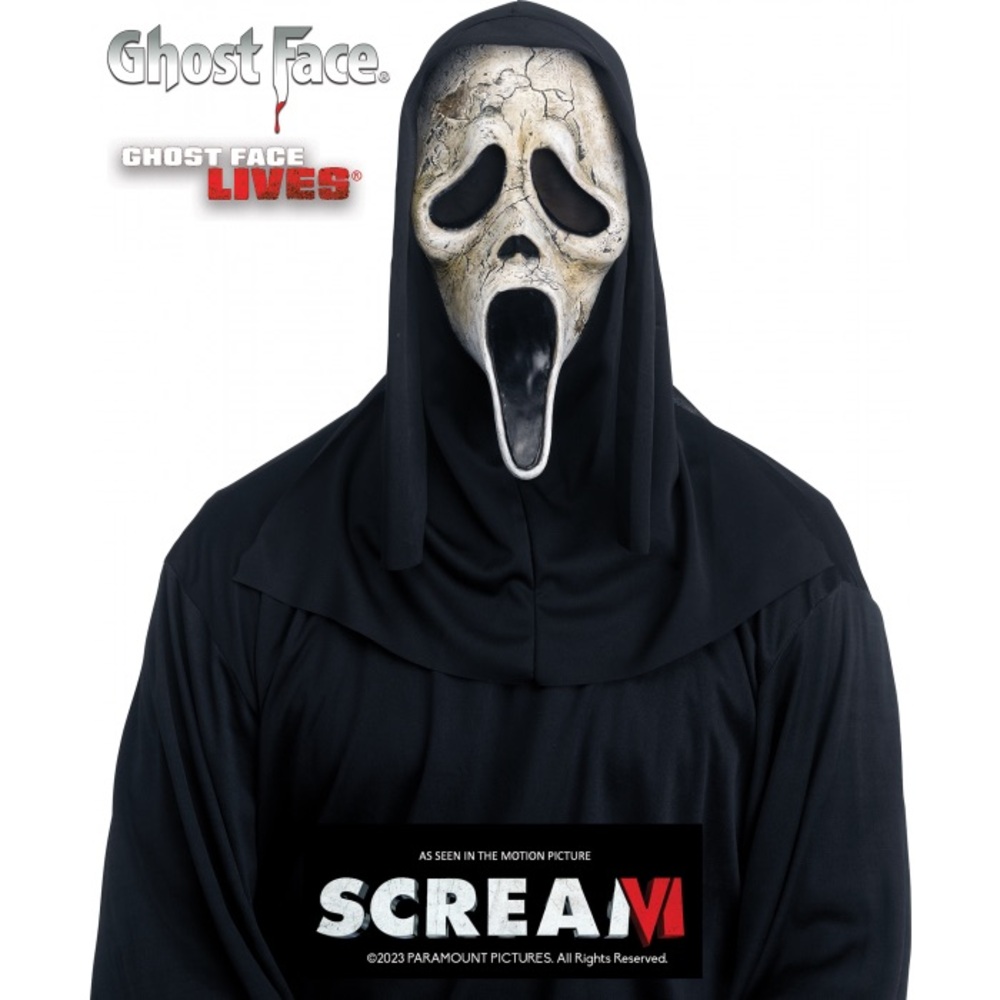 Scream 6 Ghostface Mask Aged Mint Condition
